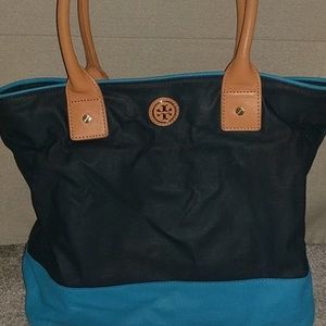 Tory Burch blue tote bag